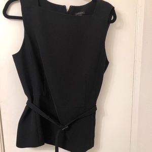 Ann Taylor Boat neck top in black